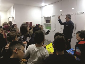 With the fourth grade pupils from the primary school “Kole Nedelkovski, Skopje (25.10.2018)