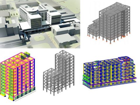 Project: Static computation, proportioning and nonlinear dynamic analysis of structural units of the New Clinical Block “Mother Theresa”, 2013-2014 (Investor: Ministry of Health of R. N. Macedonia and Aren, Italy).