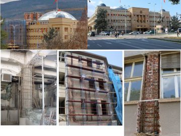 Repair and strengthening of the Parliament Building in R. N. Macedonia (2008-2015)