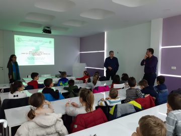 With the second grade pupils of the primary school “Vlado Tasevski”, Skopje (19.12.2019)