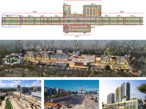 Project: DYMOND Mixed Use Center, Skopje (revision of structural system, consulting services in the phase of construction, experimental tests of precast floor slabs, underway (Investor: LIMAK Holding, Turkey).