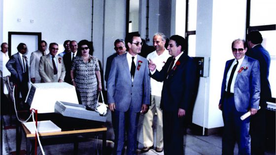 Demonstration of an experiment on the large shaking table, 80-ties of the last century