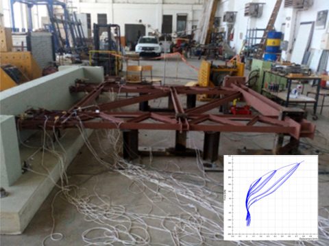 Project: Quazi-static testing of the connection between platform steel structure with reinforced concrete core of the Antenna System for Control and Monitoring of Radiofrequencies in the Territory of R. Macedonia, 2017 (Инвеститор: AEK Агенција за електронски комуникации, Скопје)