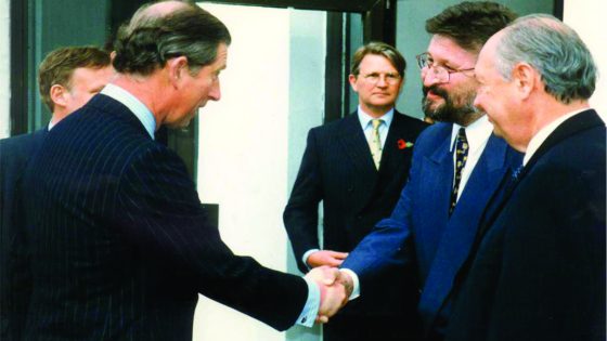 Visit of Prince Charles to IZIIS, 1995