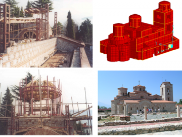 Reconstruction and seismic strengthening of the St. Clement church, St. Panteleimon, Plaoshnik, Ohrid (2001)